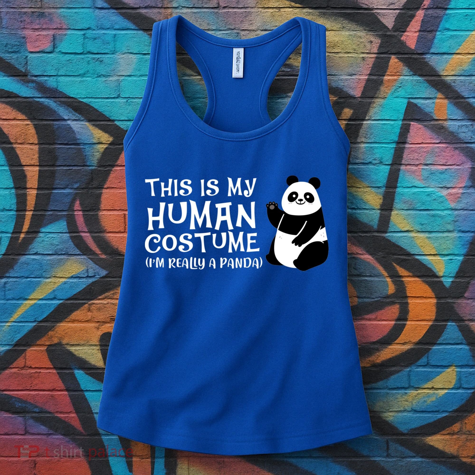 Panda This Is My Hu Costume IM Really A Panda Gift Women's Tank Top