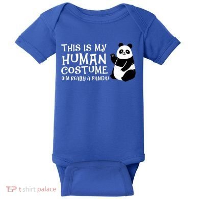 Panda This Is My Hu Costume IM Really A Panda Gift Baby Bodysuit