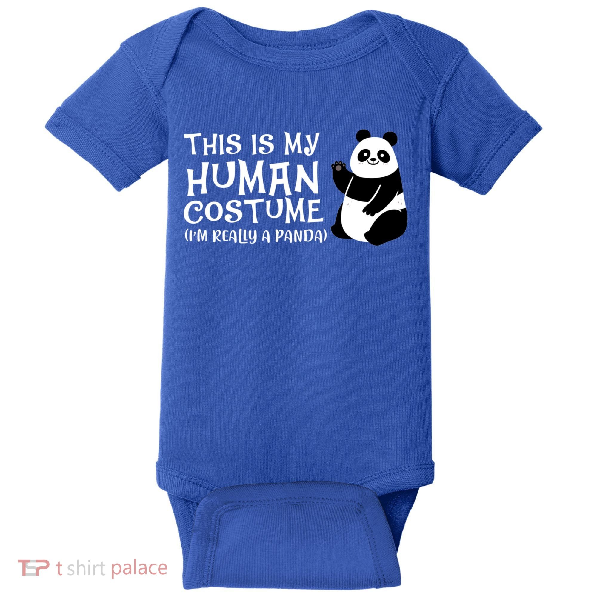 Panda This Is My Hu Costume IM Really A Panda Gift Baby Bodysuit