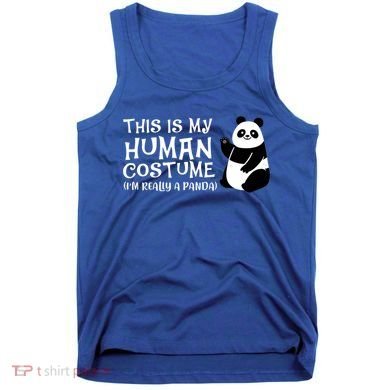 Panda This Is My Hu Costume IM Really A Panda Gift Tank Top