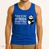 Panda This Is My Hu Costume IM Really A Panda Gift Tank Top thumb 3
