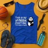 Panda This Is My Hu Costume IM Really A Panda Gift Tank Top thumb 4