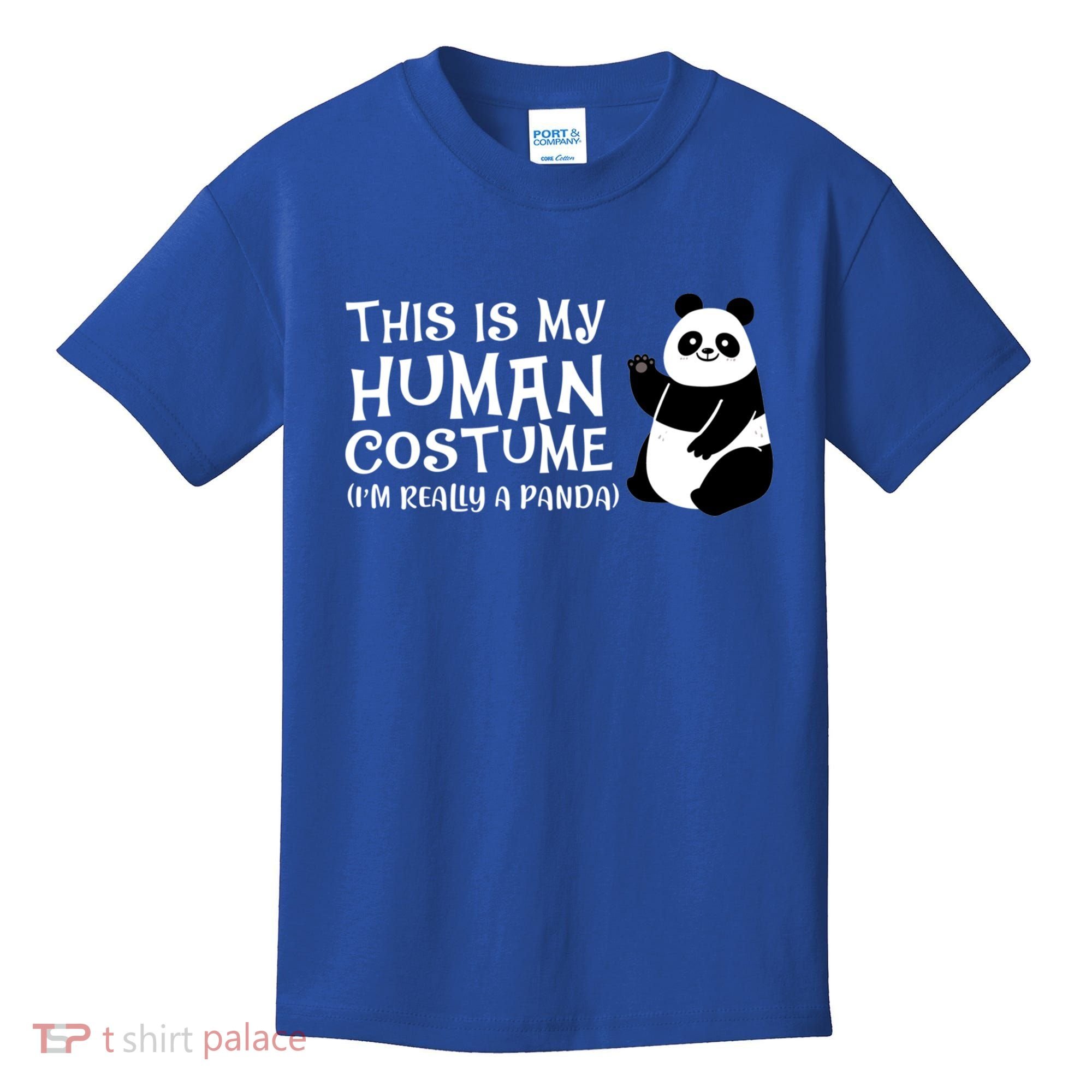 Panda This Is My Hu Costume IM Really A Panda Gift Kids T-Shirt