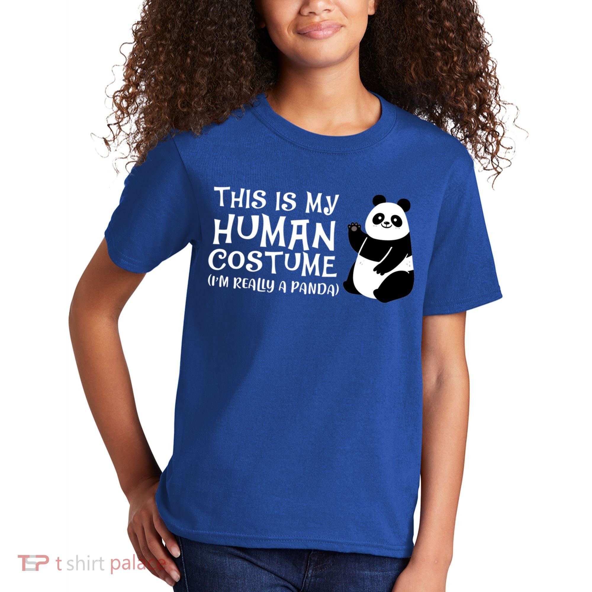 Panda This Is My Hu Costume IM Really A Panda Gift Kids T-Shirt