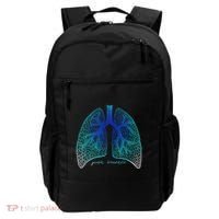 Positive Thinking "Just Breathe" Lungs Science Backpack thumb 0
