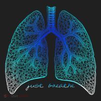 Positive Thinking "Just Breathe" Lungs Science Beanie thumb 2