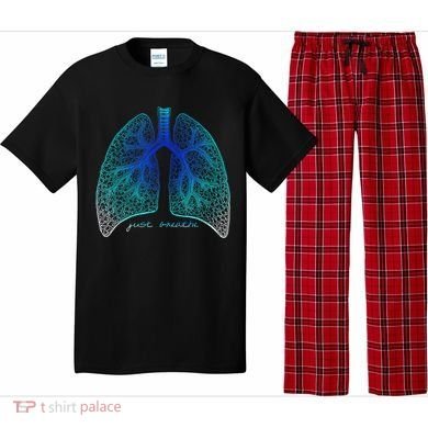 Positive Thinking "Just Breathe" Lungs Science Pajama Set