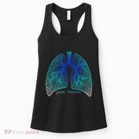 Positive Thinking "Just Breathe" Lungs Science Women's Tank Top thumb 0