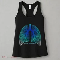Positive Thinking "Just Breathe" Lungs Science Women's Tank Top thumb 3