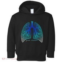 Positive Thinking "Just Breathe" Lungs Science Toddler Hoodie thumb 0