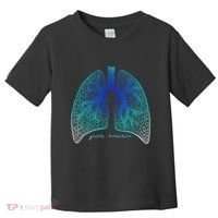 Positive Thinking "Just Breathe" Lungs Science Toddler T-Shirt thumb 0