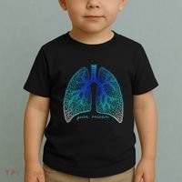 Positive Thinking "Just Breathe" Lungs Science Toddler T-Shirt thumb 2