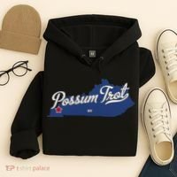 Possum Trot Kentucky KY Map Hoodie thumb 4