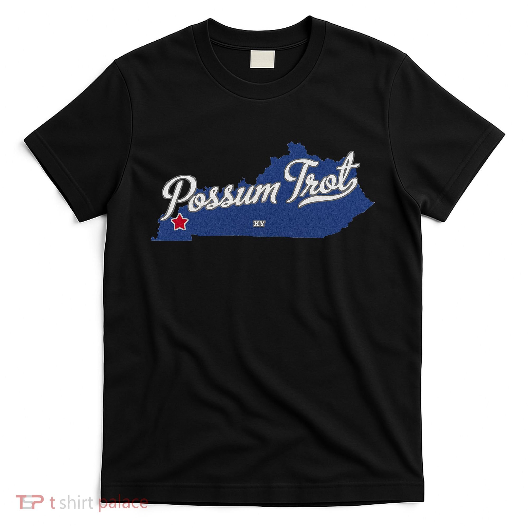 Possum Trot Kentucky KY Map T-Shirt