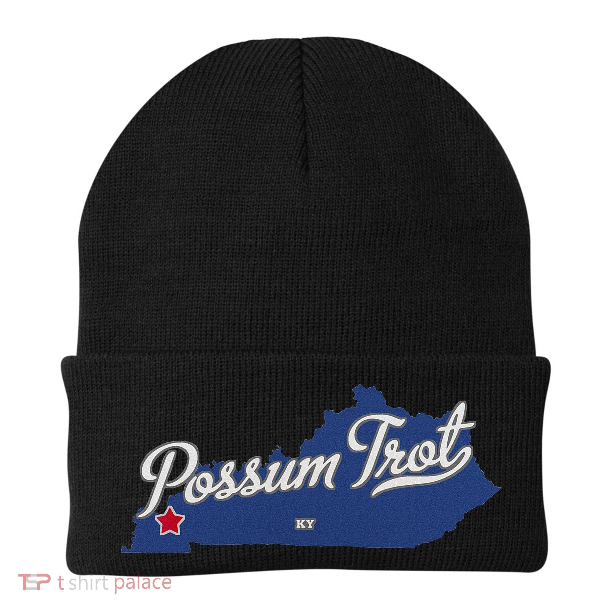 Possum Trot Kentucky KY Map Beanie