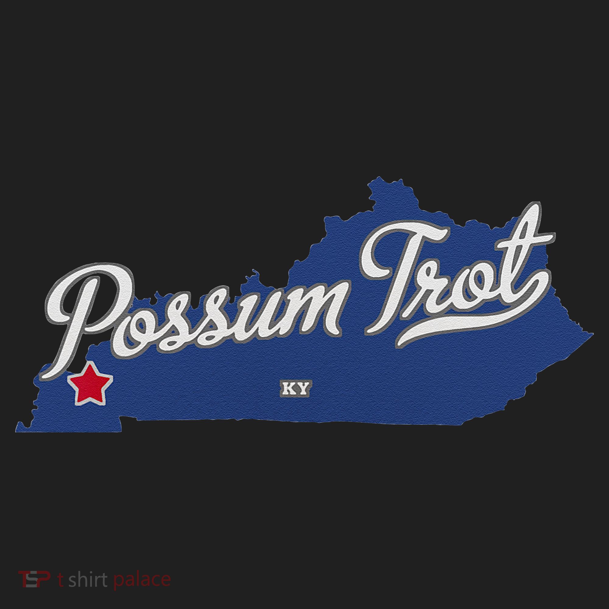 Possum Trot Kentucky KY Map Beanie