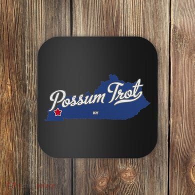 Possum Trot Kentucky KY Map Coaster
