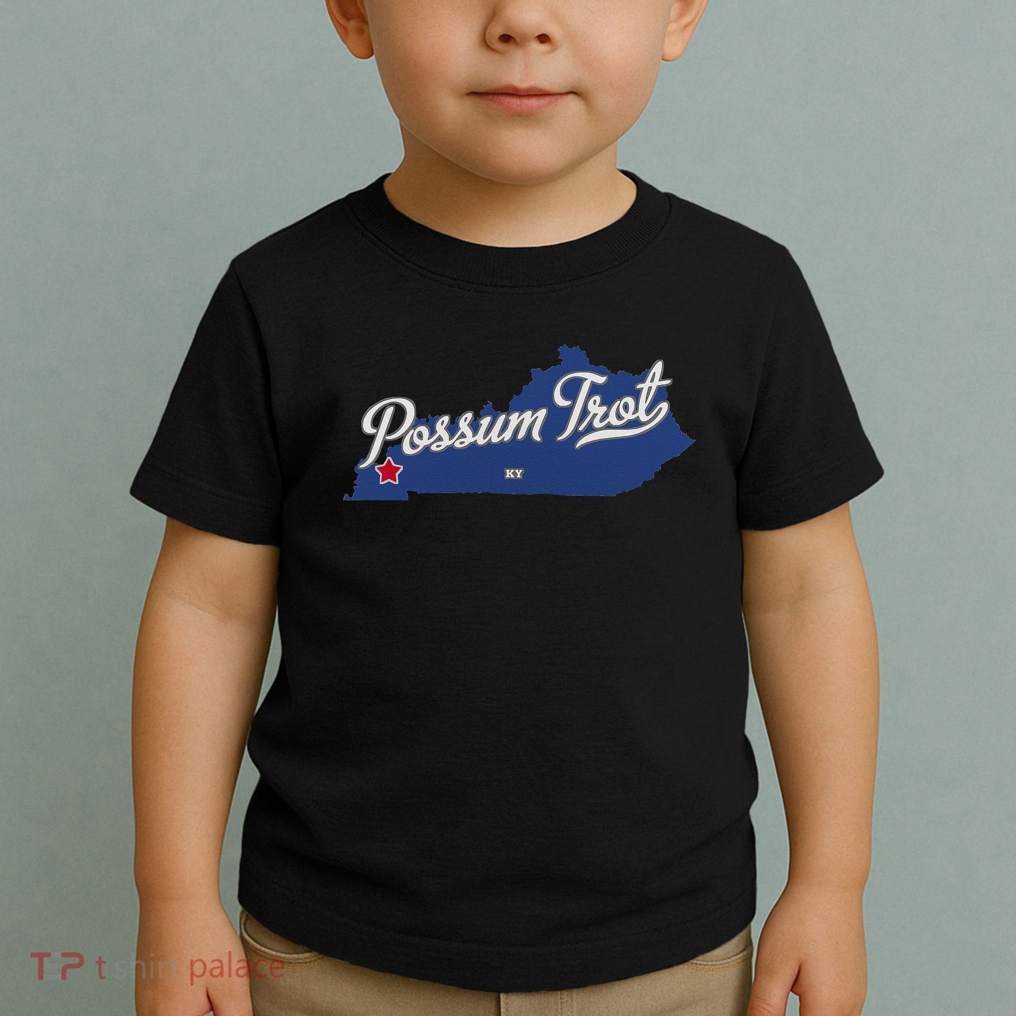 Possum Trot Kentucky KY Map Toddler T-Shirt