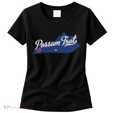 Possum Trot Kentucky KY Map Women's T-Shirt