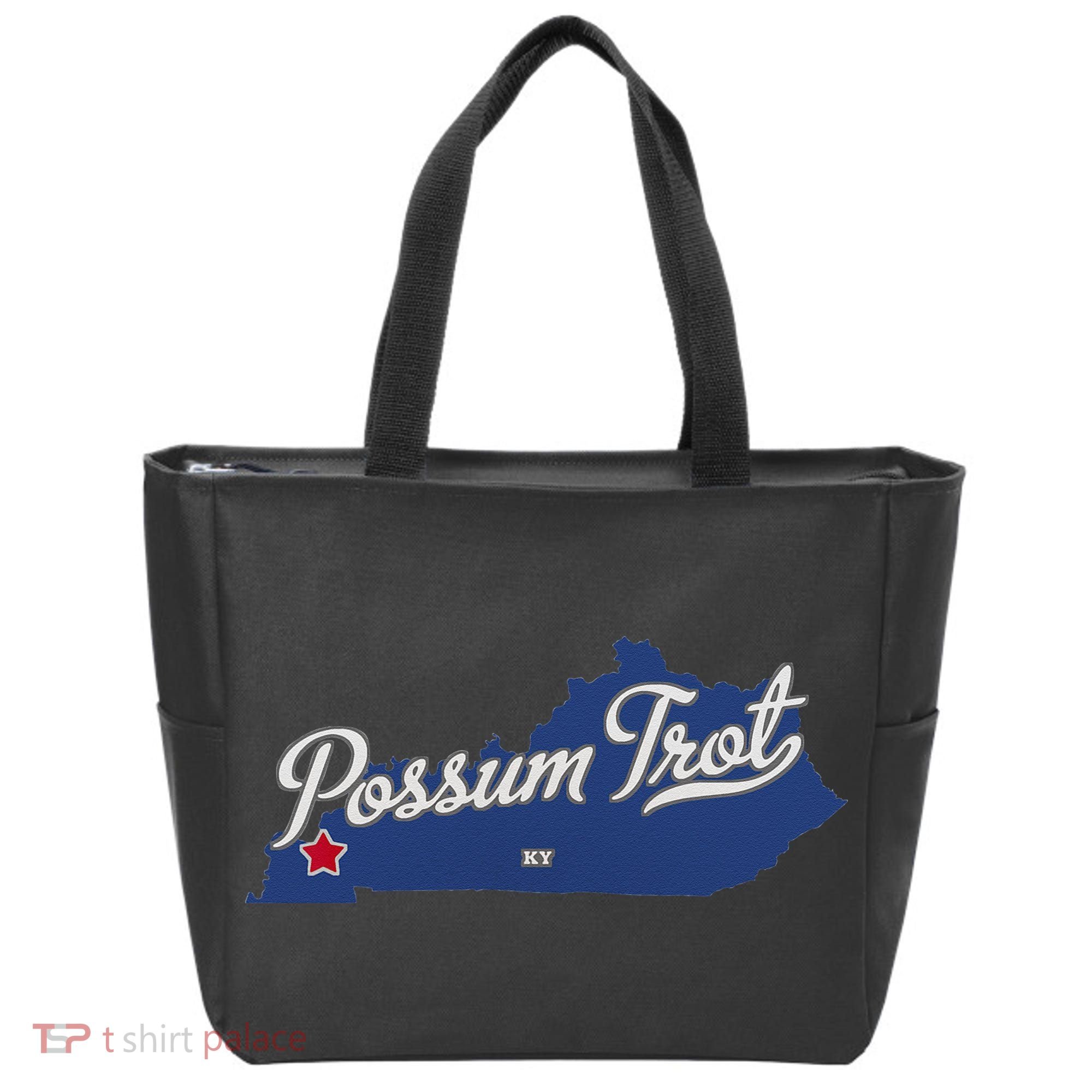 Possum Trot Kentucky KY Map Tote Bag