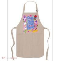 Pray Teach Love Repeat Christian Teacher Striped Apron thumb 0