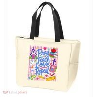 Pray Teach Love Repeat Christian Teacher Striped Tote Bag thumb 3