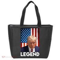 President Trump Legend American Flag Tote Bag thumb 0