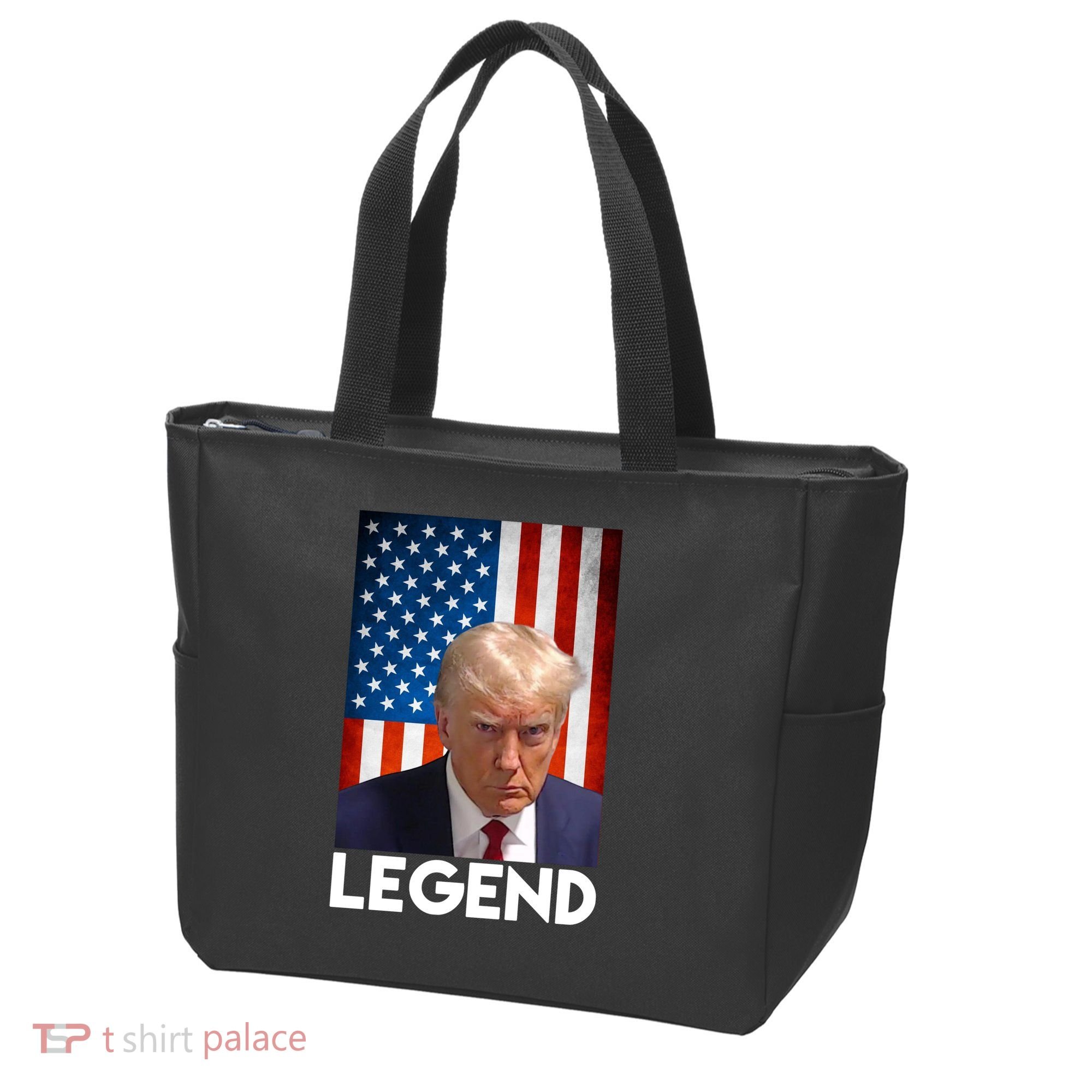 President Trump Legend American Flag Tote Bag