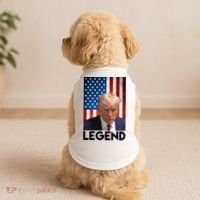 President Trump Legend American Flag Doggie Tank thumb 2