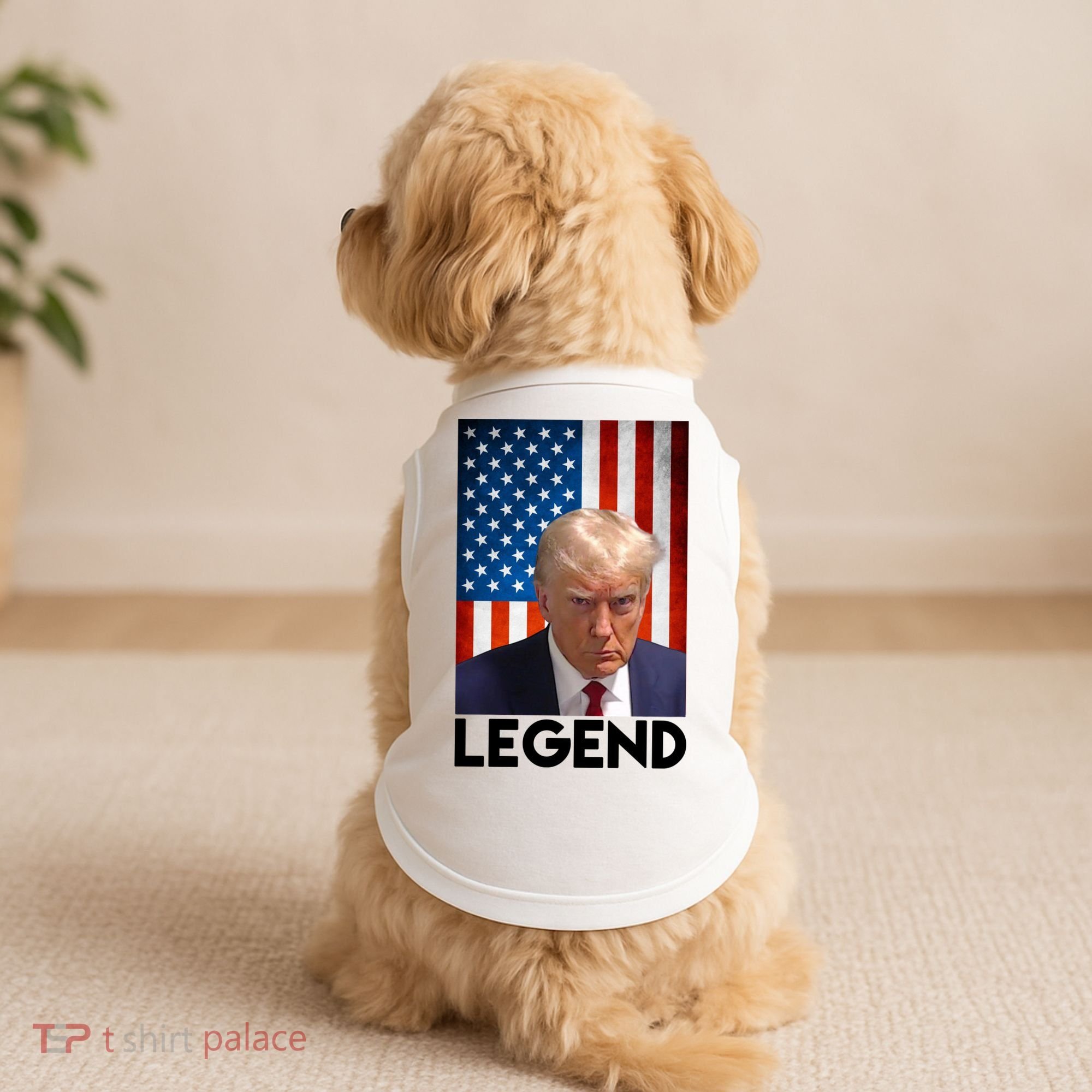 President Trump Legend American Flag Doggie Tank