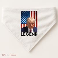 President Trump Legend American Flag USA-Made Doggie Bandana thumb 0