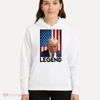 President Trump Legend American Flag Hoodie thumb 5