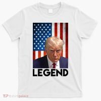 President Trump Legend American Flag T-Shirt thumb 0