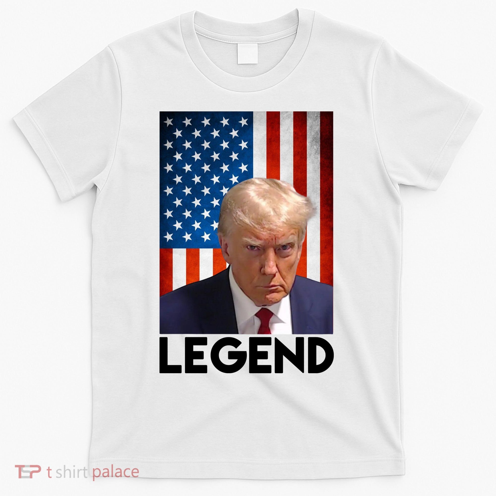 President Trump Legend American Flag T-Shirt