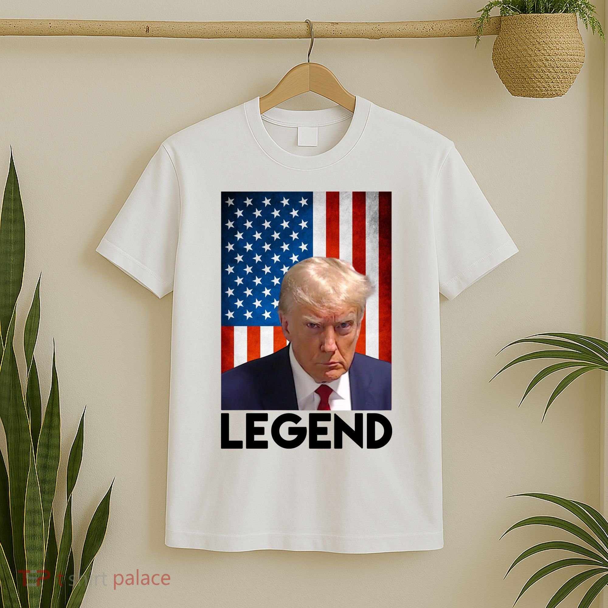 President Trump Legend American Flag T-Shirt
