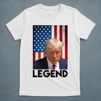 President Trump Legend American Flag T-Shirt thumb 5