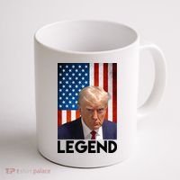 President Trump Legend American Flag Coffee Mug thumb 1