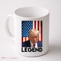 President Trump Legend American Flag Coffee Mug thumb 0