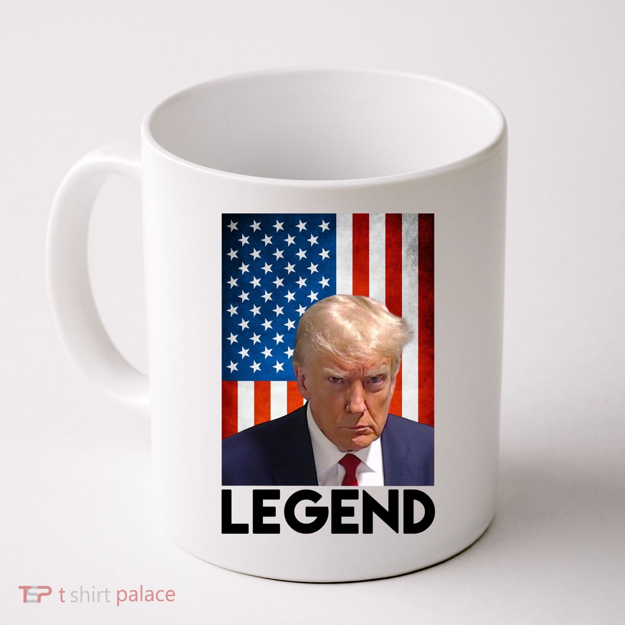 President Trump Legend American Flag Coffee Mug