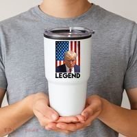 President Trump Legend American Flag Tumbler thumb 2