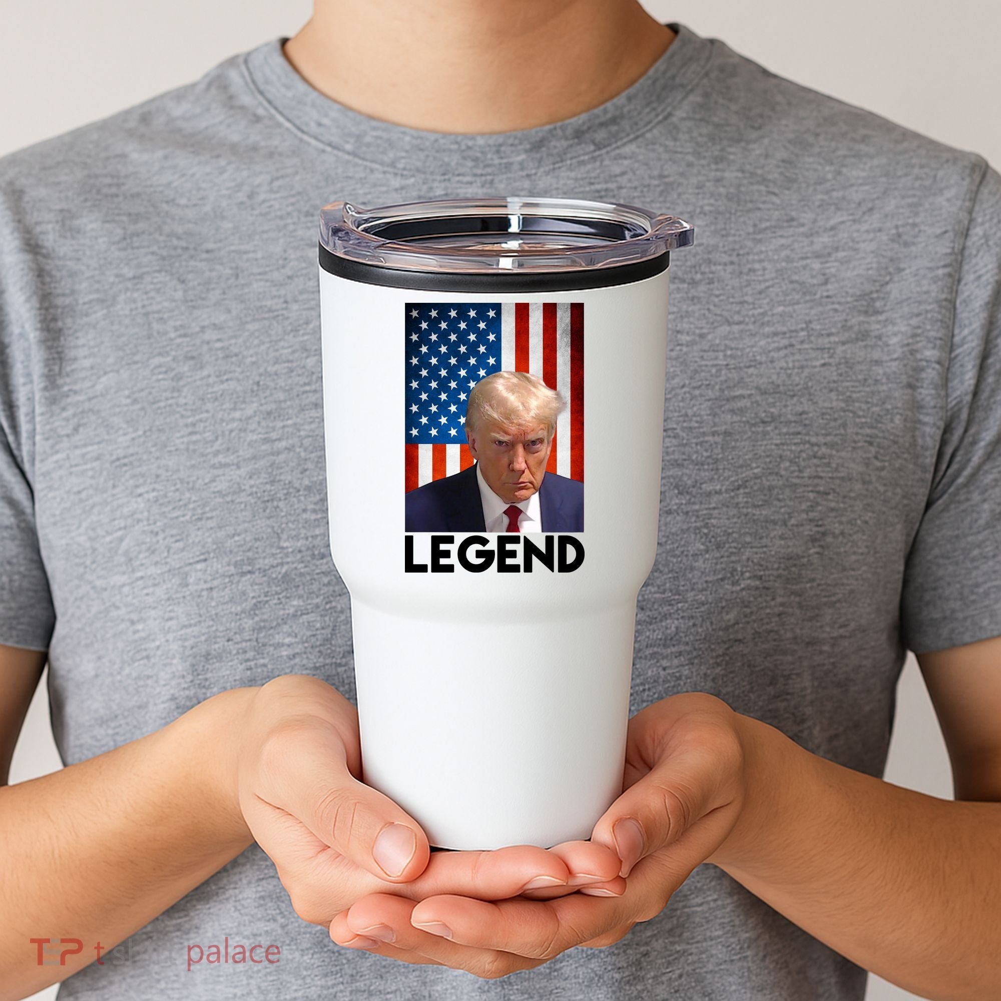 President Trump Legend American Flag Tumbler