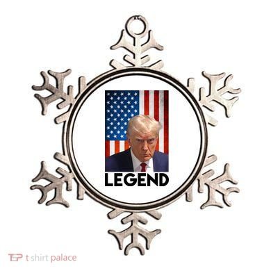 President Trump Legend American Flag Ornament