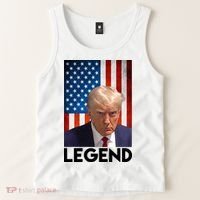 President Trump Legend American Flag Tank Top thumb 2