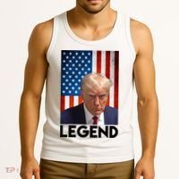 President Trump Legend American Flag Tank Top thumb 3