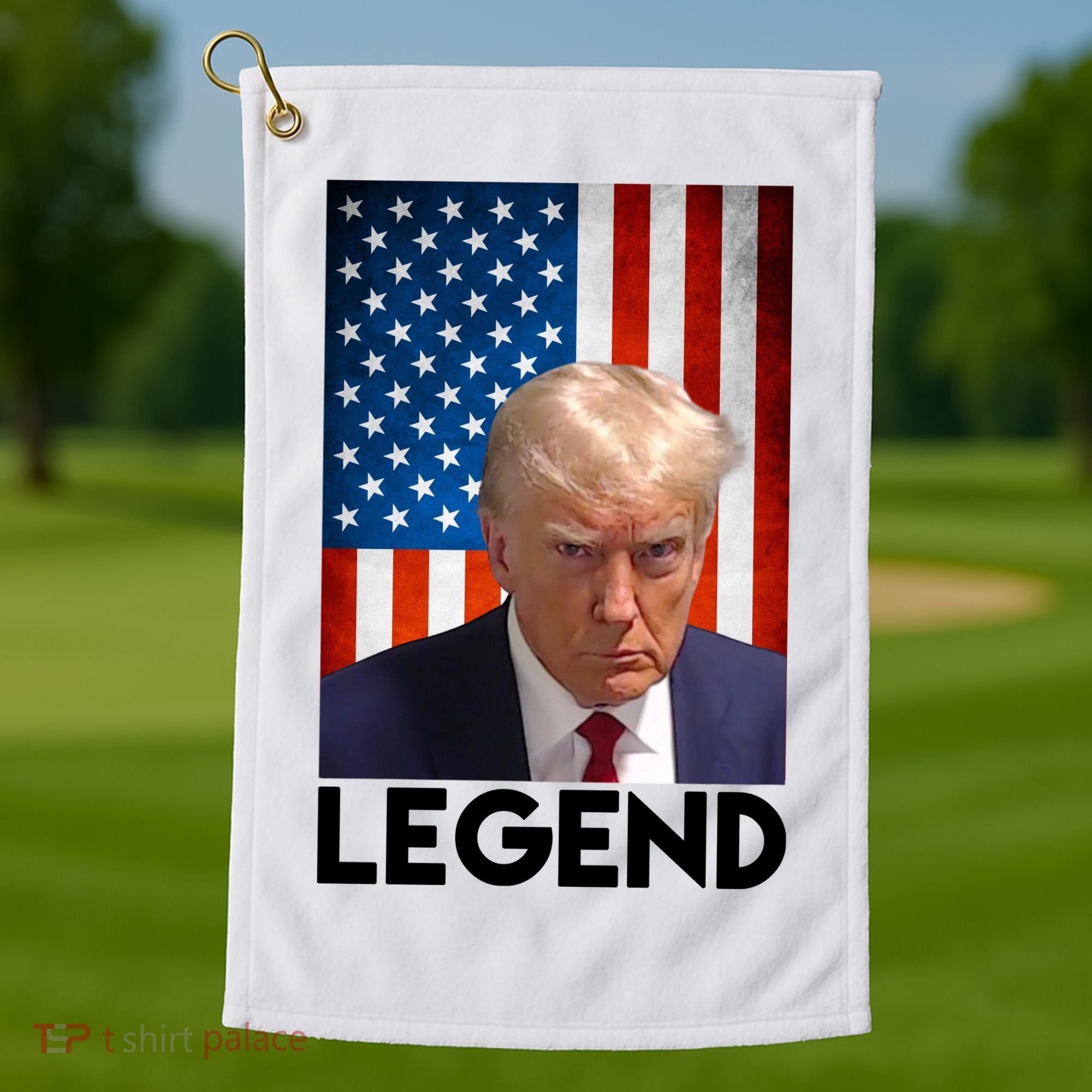 President Trump Legend American Flag Golf Towel