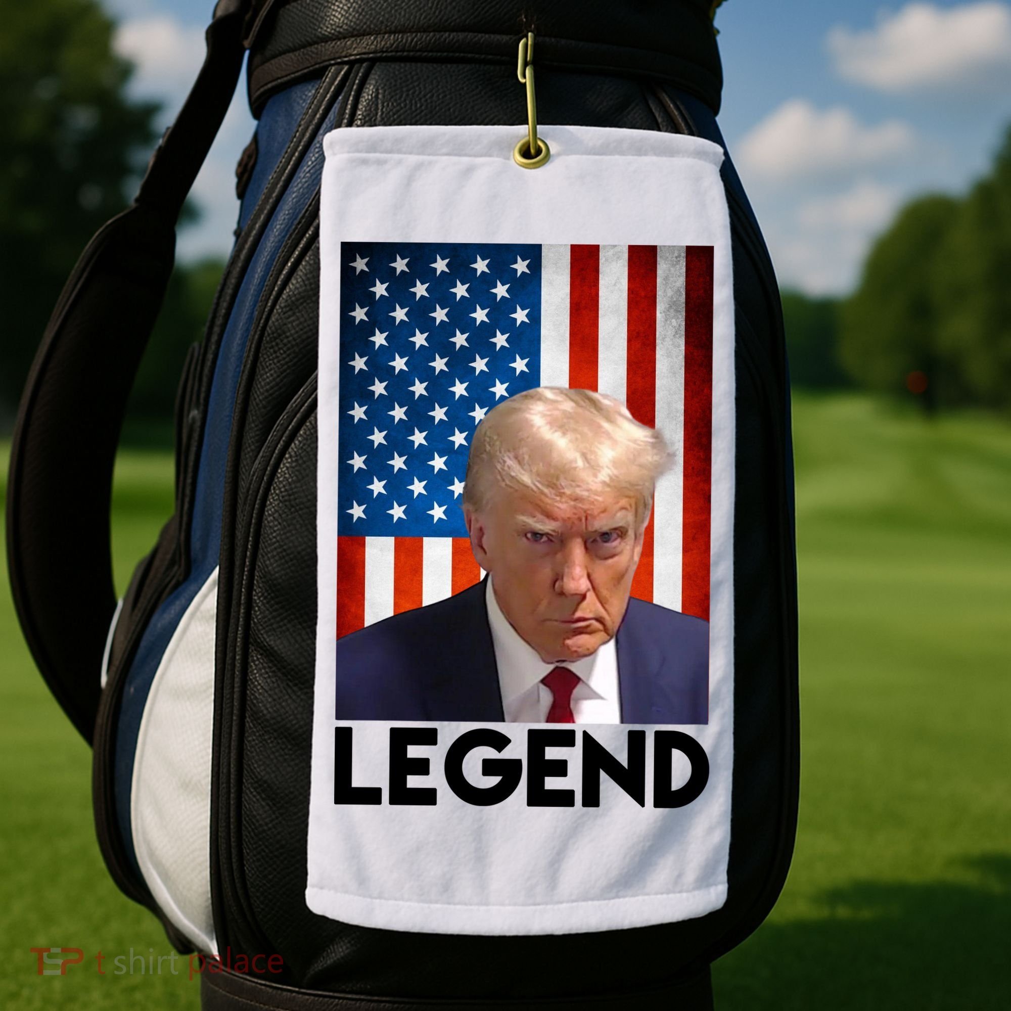 President Trump Legend American Flag Golf Towel