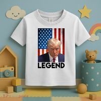 President Trump Legend American Flag Toddler T-Shirt thumb 3