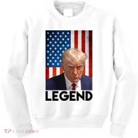 President Trump Legend American Flag Kids Sweatshirt thumb 0