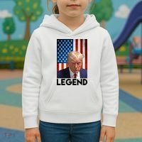 President Trump Legend American Flag Kids Hoodie thumb 3