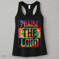 Praise The Lord Christian Faith Tie Dye Cute Christianity Women's Tank Top thumb 3